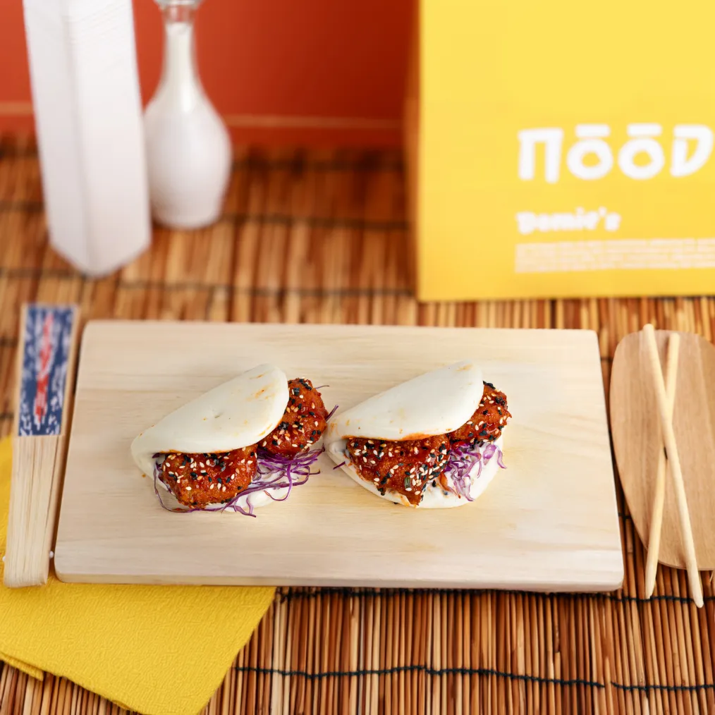 Sticky Shrimp Bao